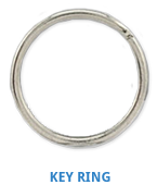 Custom Lanyard Attachments - 247L01 - Key Ring