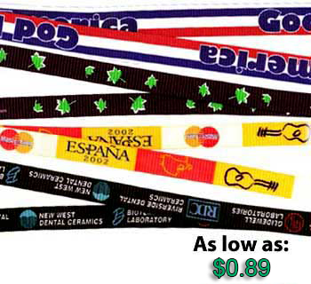 Buy Custom Woven Lanyards at 247Lanyards.com